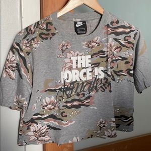 Nike crop t shirt